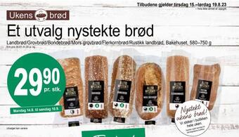 Joker Et utvalg nystekte brød tilbud