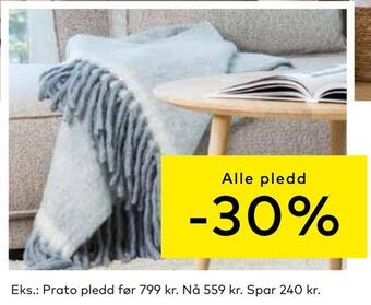 Skeidar Prato pledd tilbud