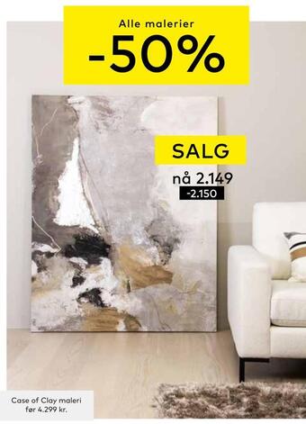 Skeidar Case of clay maleri tilbud