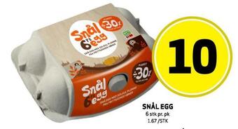 Bunnpris Snål egg tilbud