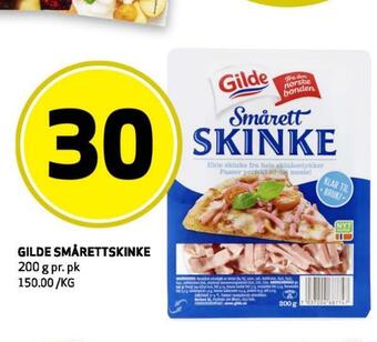 Bunnpris Gilde smårettskinke tilbud