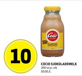 Bunnpris Cocio sjokolademelk tilbud