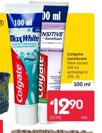Rusta Colgate tannkrem tilbud