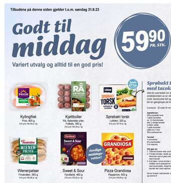 Joker Lofoten torskefilet tilbud