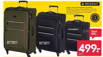 Rusta Regent trillekoffert tilbud