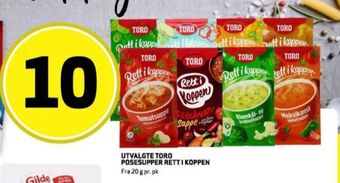 Bunnpris Rett i koppen instant retter tilbud