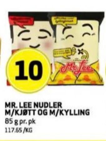 Bunnpris Mr lee instant retter tilbud