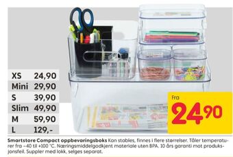 Rusta Smart store oppbevaringsboks tilbud