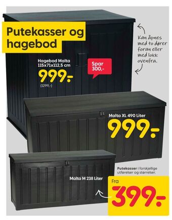 Rusta Ukjent putekasse tilbud