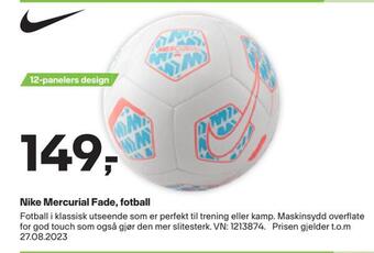 XXL Sport Nike mercurial fade, fotball tilbud