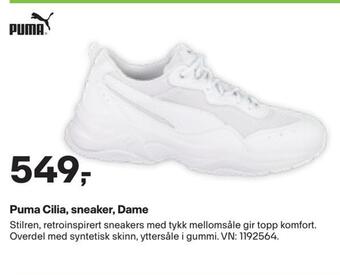 XXL Sport Puma cilia, sneaker, dame tilbud