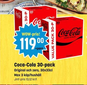 Eurocash Coca-cola 30-pack tilbud