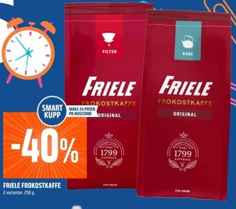 Coop Obs FRIELE FROKOSTKAFFE 2 varianter. 250 g tilbud