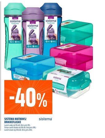 Coop Obs SISTEMA MATBOKS/ DRIKKEFLASKE tilbud