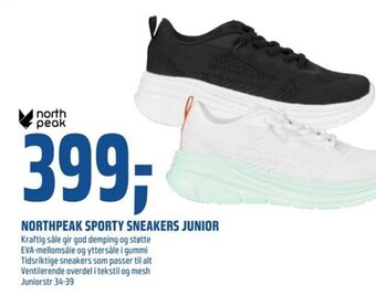 Coop Obs NORTHPEAK SPORTY SNEAKERS JUNIOR tilbud