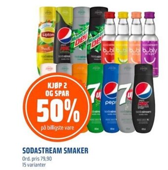 Coop Obs SODASTREAM SMAKER tilbud