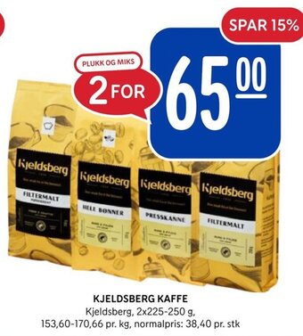 Rema 1000 KJELDSBERG KAFFE tilbud