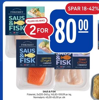 Rema 1000 SAUS & FISK tilbud