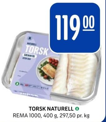 Rema 1000 TORSK NATURELL tilbud