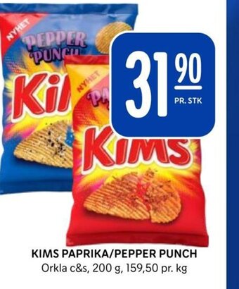 Rema 1000 KIMS PAPRIKA/PEPPER PUNCH tilbud