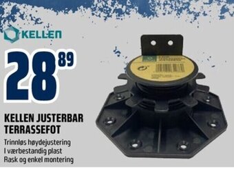 Coop Obs KELLEN JUSTERBAR TERRASSEFOT tilbud