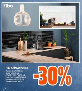 Coop Obs FIBO KJØKKENPLATER tilbud