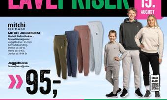Sport Outlet Mitchi joggebukse tilbud