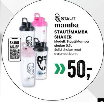 Sport Outlet Staut/mamba shaker tilbud