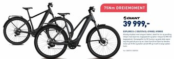 Intersport EXPLORE E+ 2 DD/STA EL-SYKKEL HYBRID tilbud