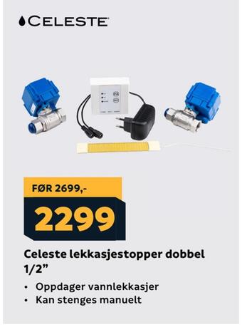 Megaflis Celeste lekkasjestopper dobbel 1/2 tilbud