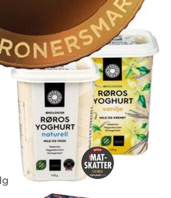 Meny Røros yoghurt tilbud