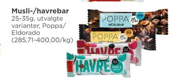 Meny Musli-/havrebar tilbud