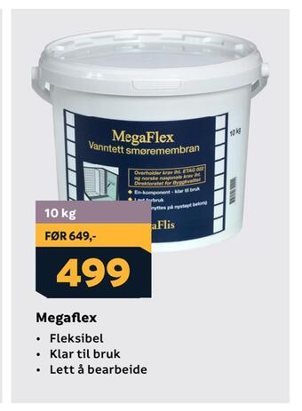 Megaflis Megaflex tilbud