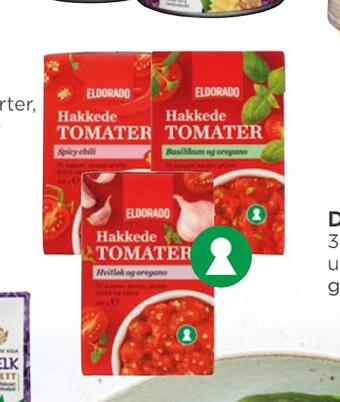 Meny Hakkede tomater tilbud
