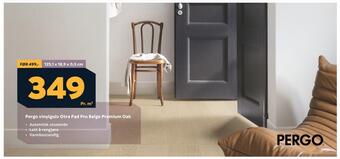 Megaflis Pergo vinylgulv otra pad pro beige premium oak tilbud
