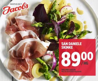 Jacobs San daniele skinke tilbud