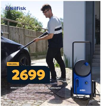 Megaflis Nilfisk core 140-8 powercontrol ih høytrykksspyler tilbud