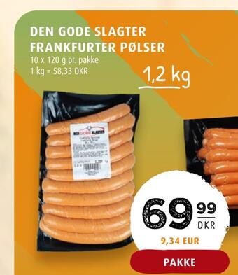 Scandinavian Park Den gode slagter frankfurter pølser tilbud