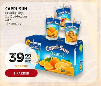 Scandinavian Park Capri-sun tilbud