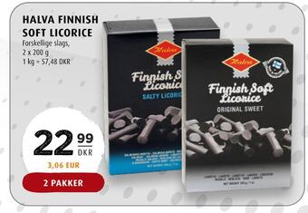Scandinavian Park Halva finnish soft licorice tilbud