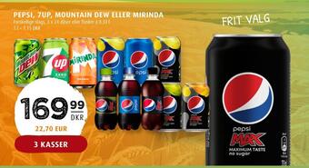 Scandinavian Park Pepsi, 7up, mountain dew eller mirinda tilbud