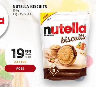 Scandinavian Park Nutella biscuits tilbud