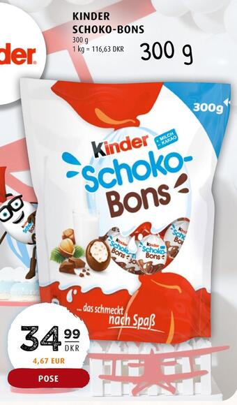 Scandinavian Park Kinder schoko-bons tilbud