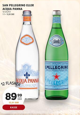 Scandinavian Park San pellegrino eller acqua panna tilbud