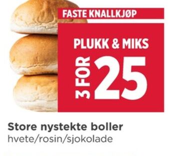 Meny Ukjent butiksbagt brød tilbud