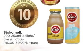Meny Cocio sjokolademelk tilbud
