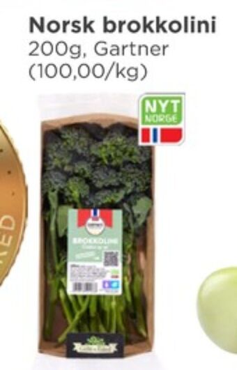 Meny Ukjent brokkoli tilbud