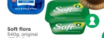 Meny Soft flora margarin-fast tilbud