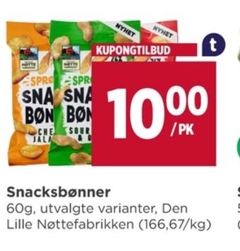 Meny Den lille nøttefabrikken nøtter tilbud