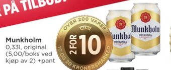 Meny Original øl tilbud